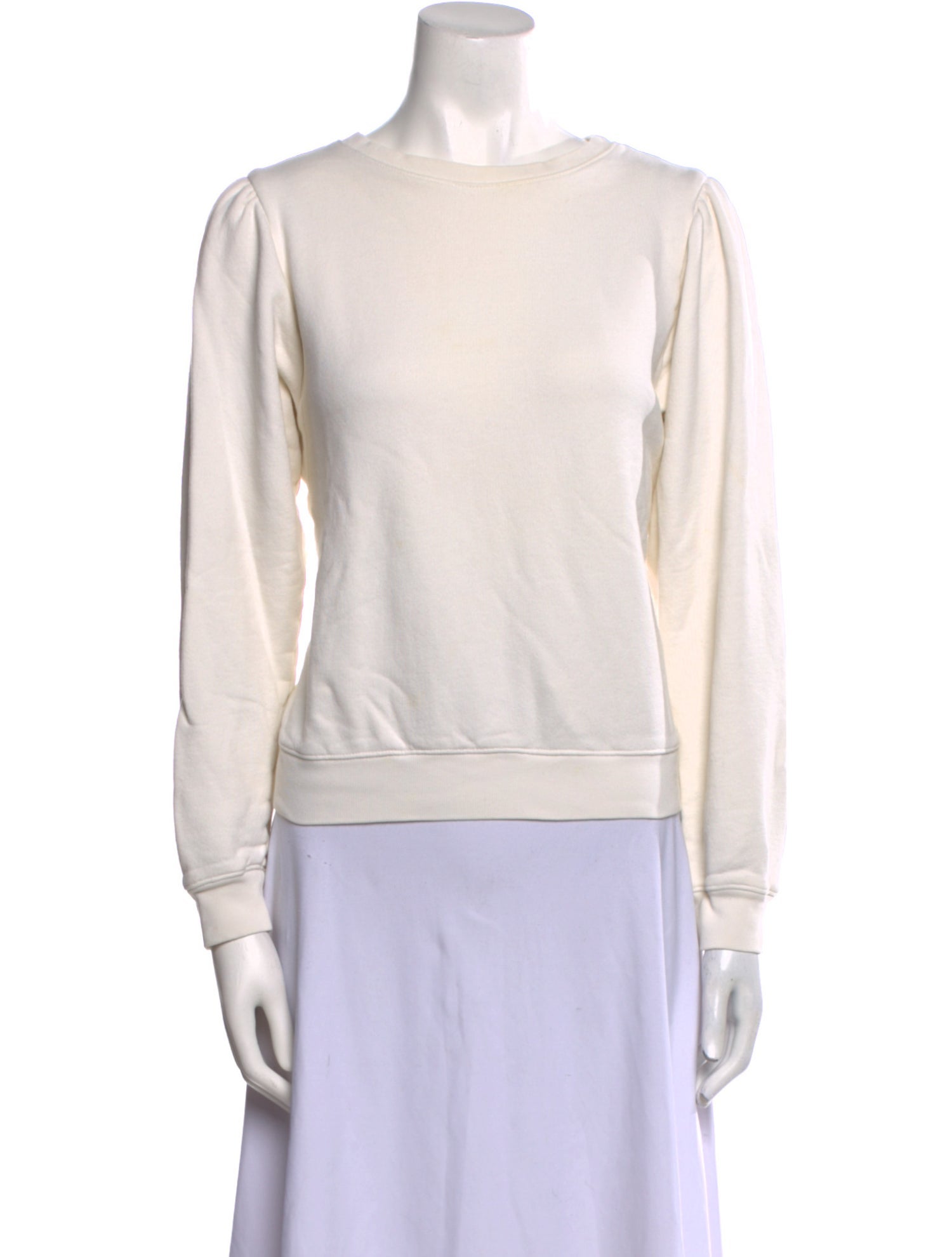 Nili Lotan Bateau Neckline Long Sleeve Sweatshirt