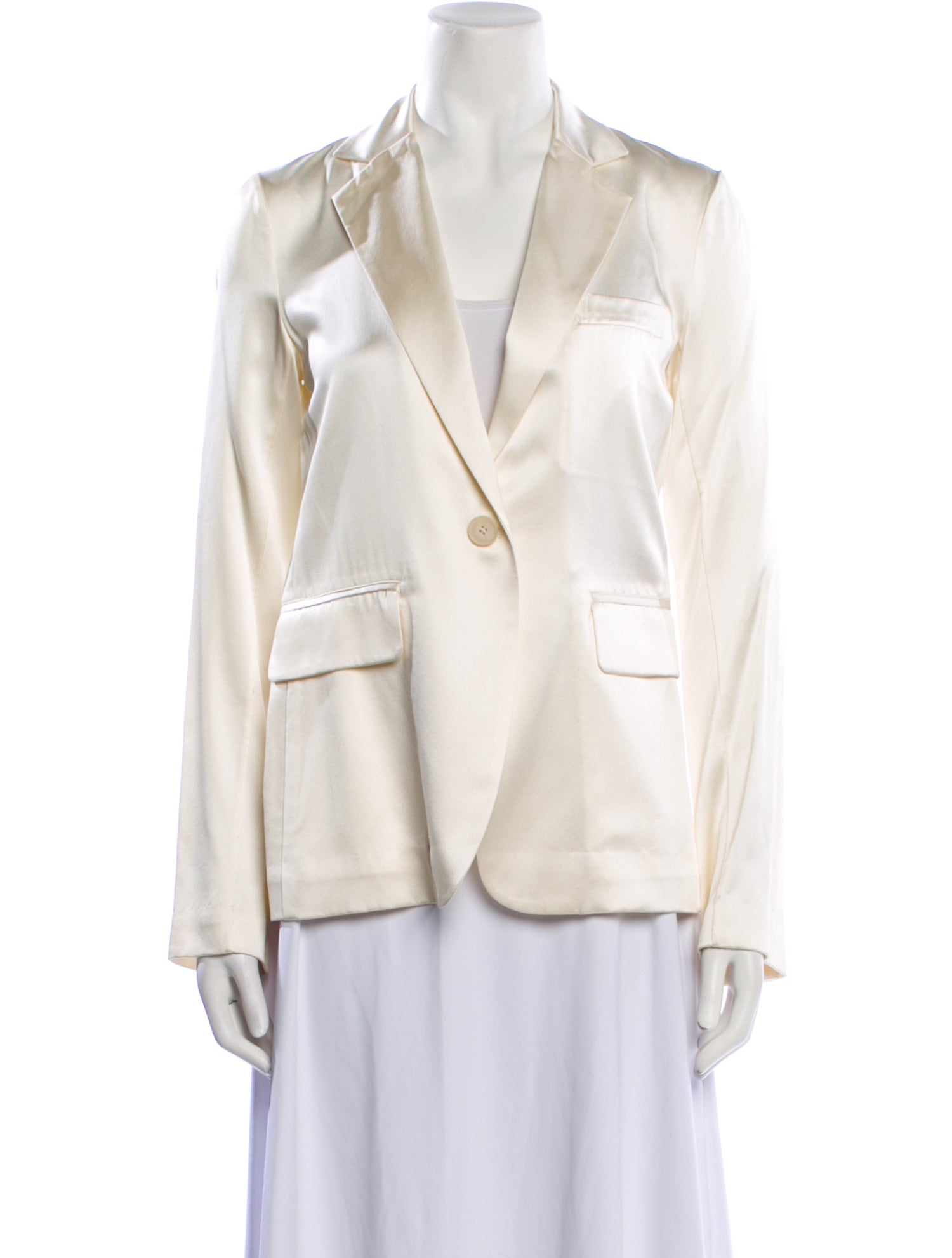 Nili Lotan Silk Blazer