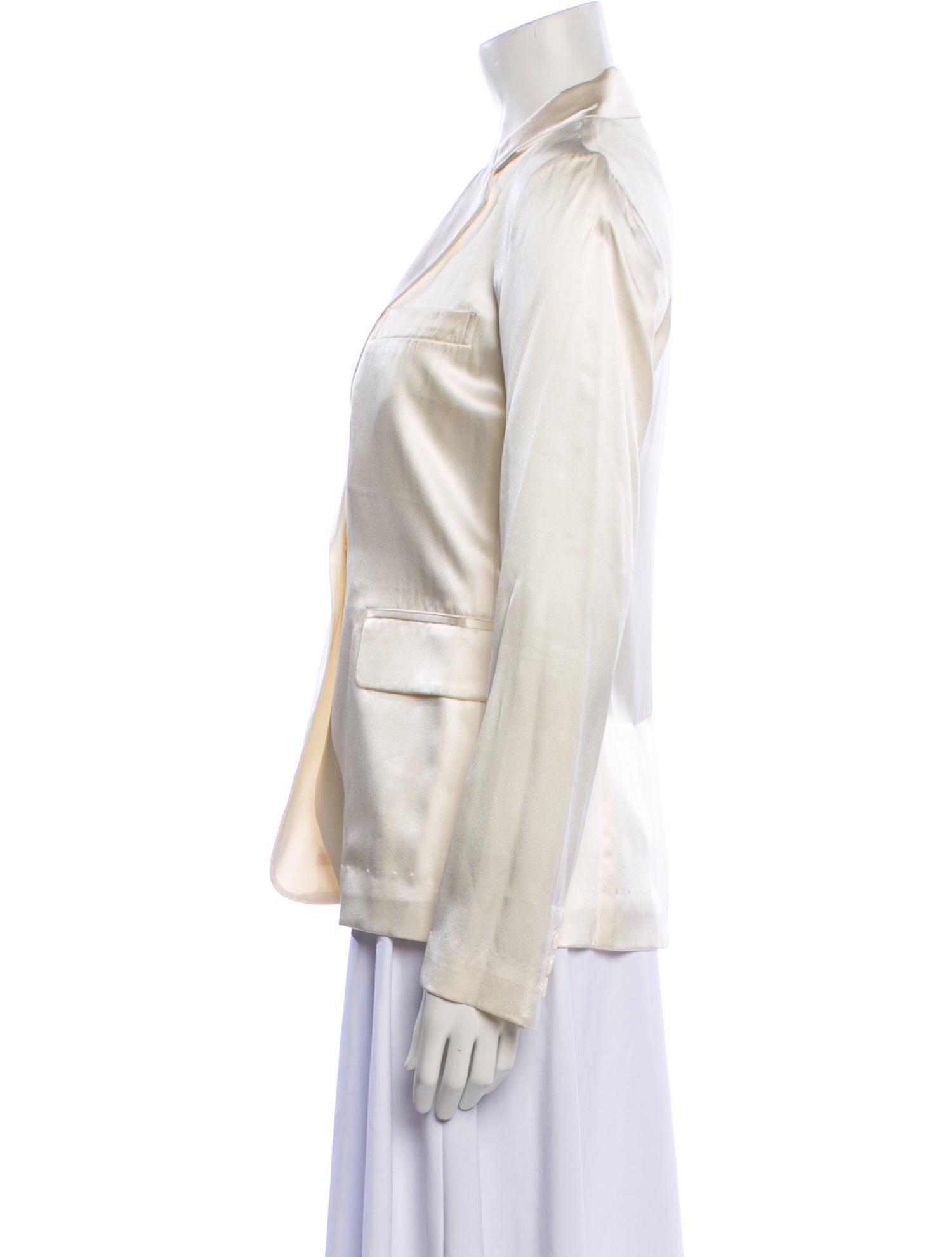 Nili Lotan Silk Blazer