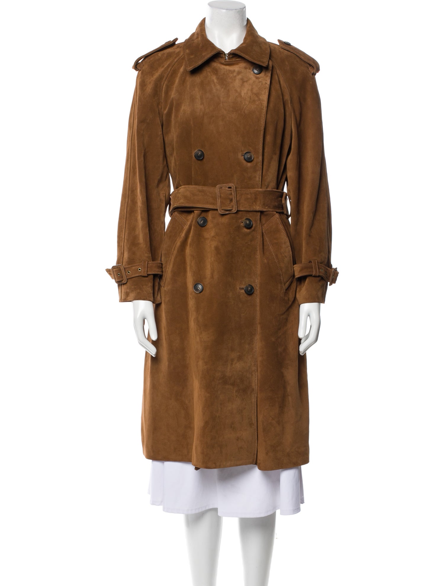 Nili Lotan Leather Trench Coat