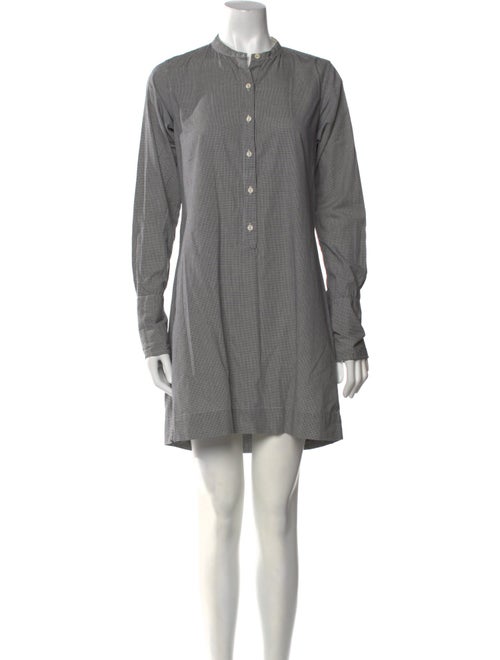 Nili Lotan Mock Neck Mini Dress