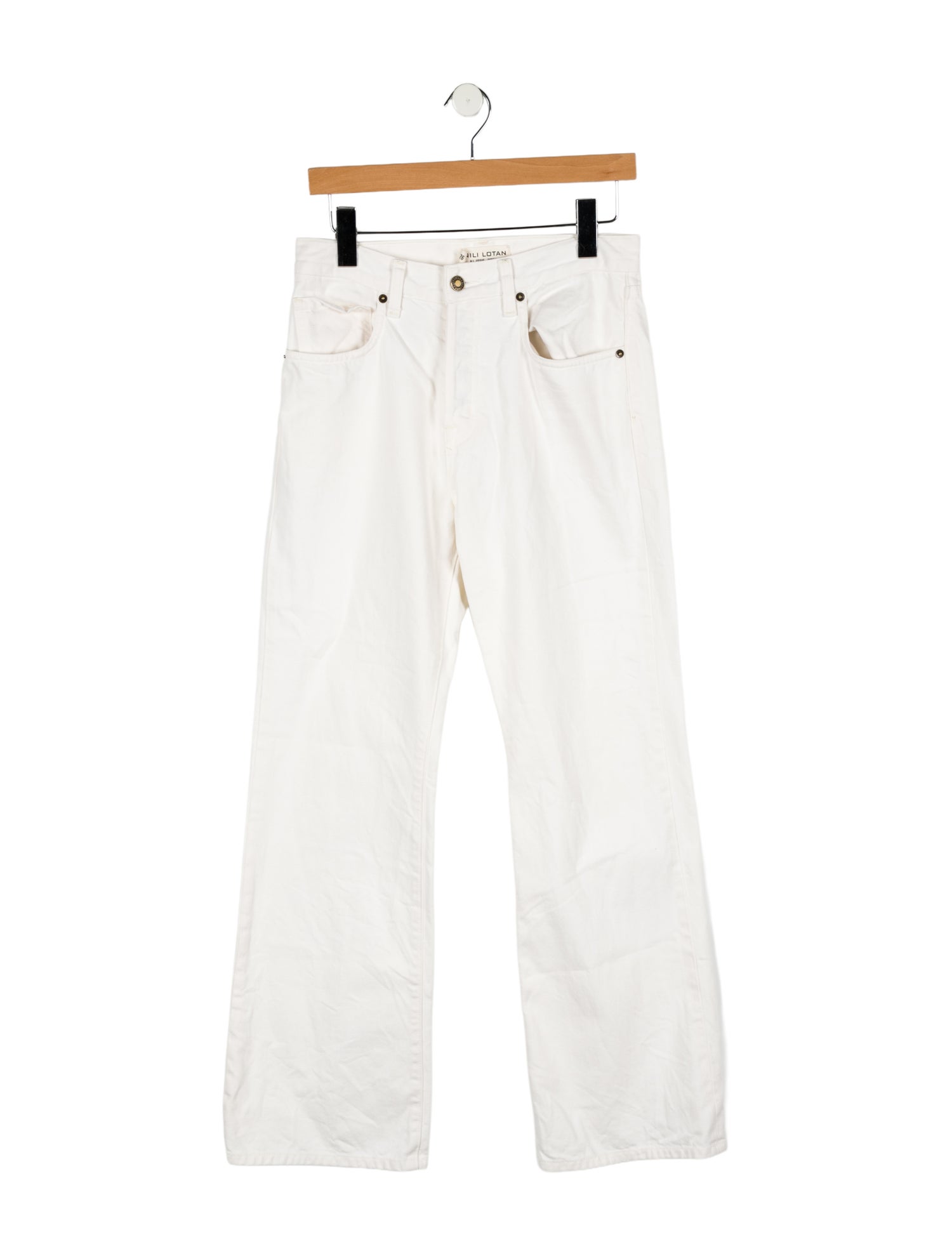 Nili Lotan High-Rise Wide Leg Jeans