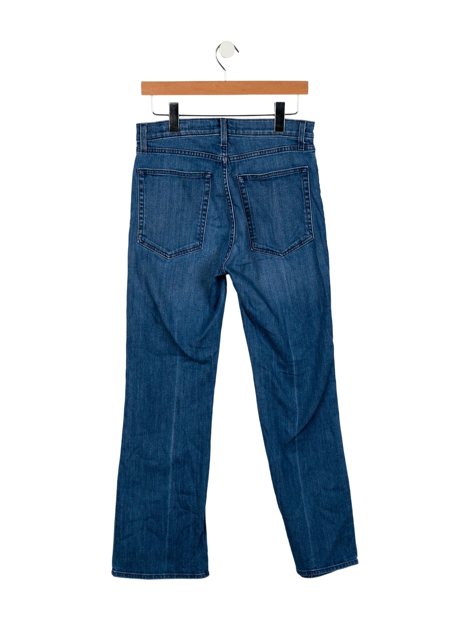 Nili Lotan Mid-Rise Straight Leg Jeans