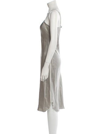 Nili Lotan Silk Midi Length Dress