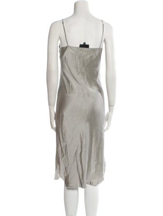 Nili Lotan Silk Midi Length Dress