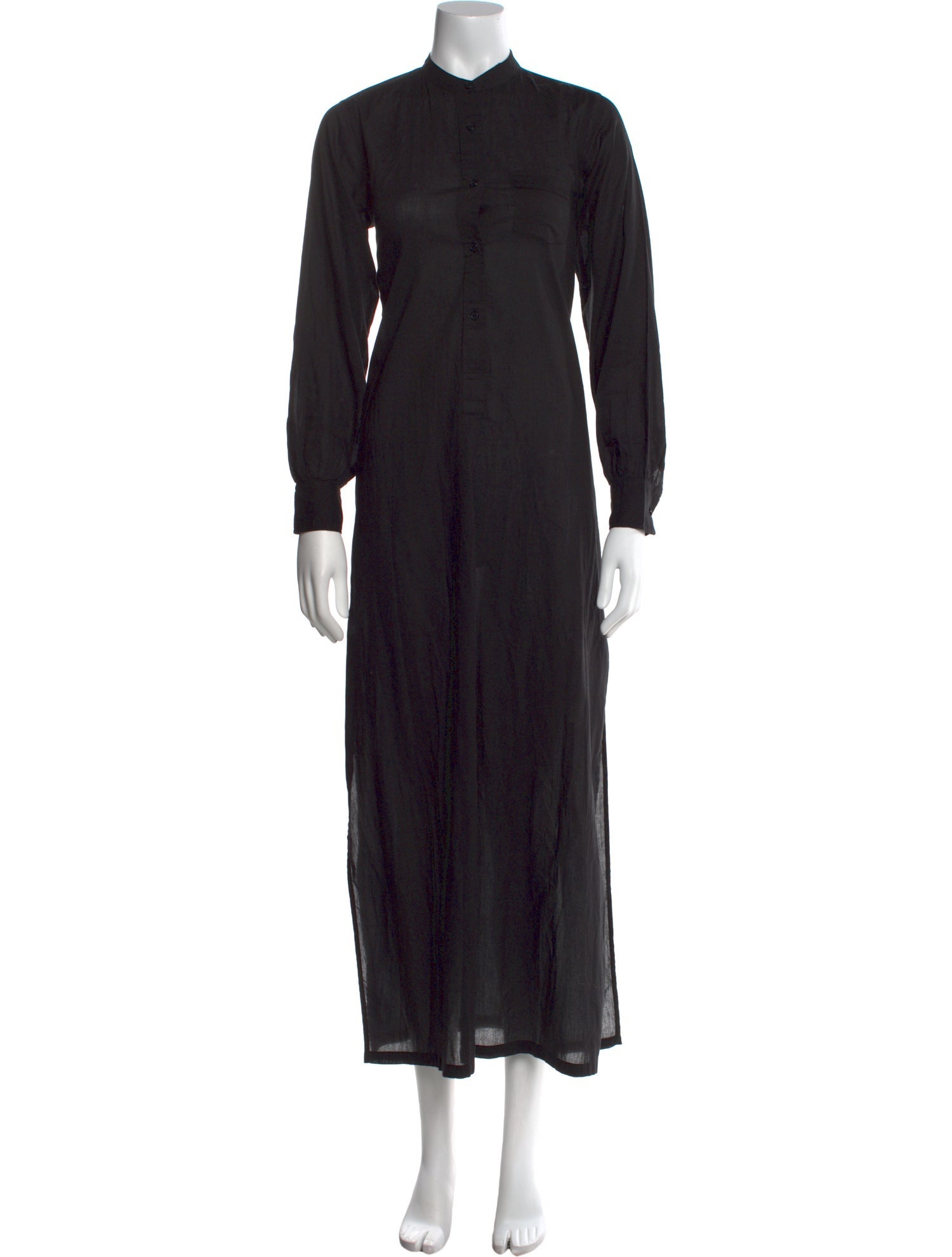 Nili Lotan Mock Neck Long Dress