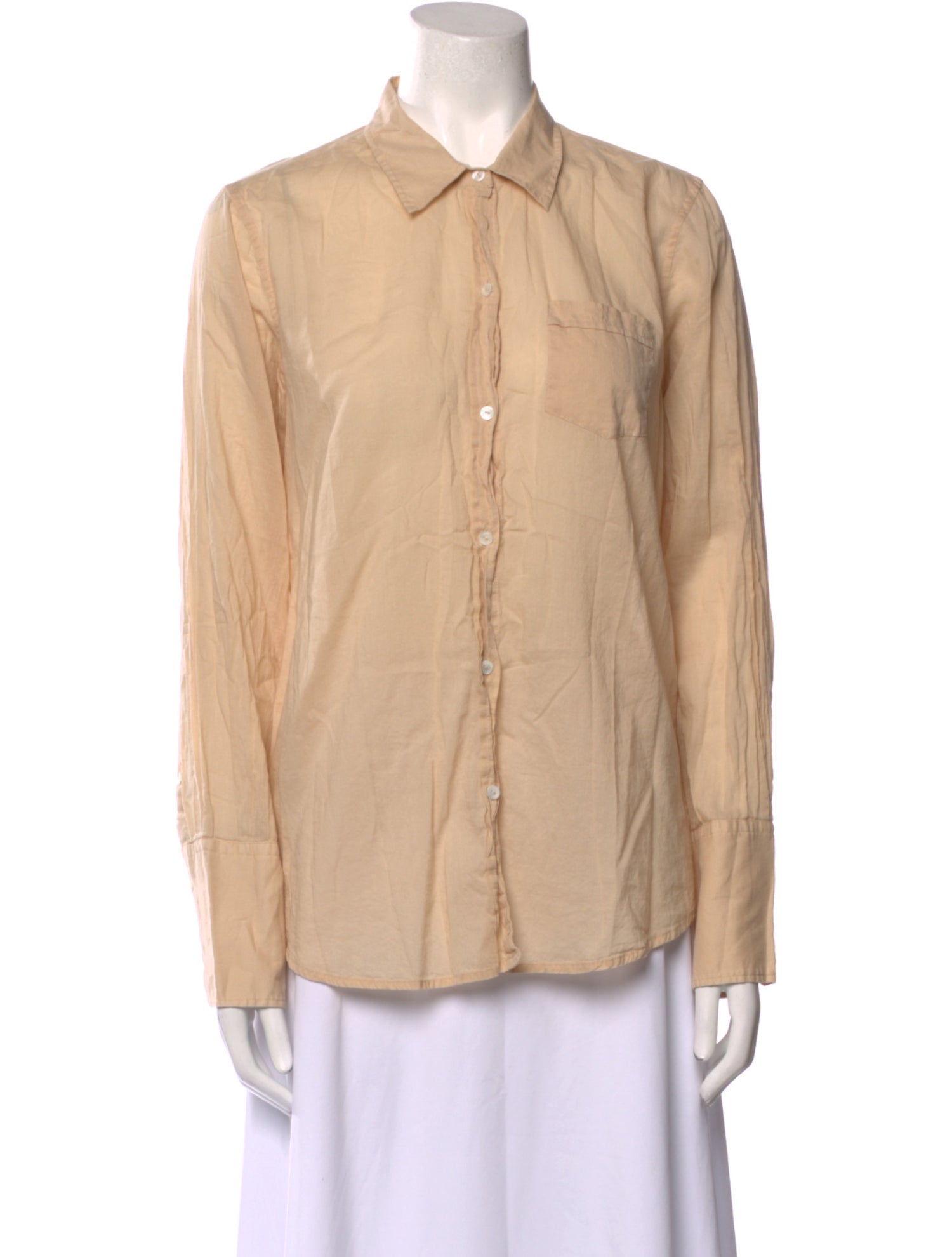 Nili Lotan Long Sleeve Button-Up Top
