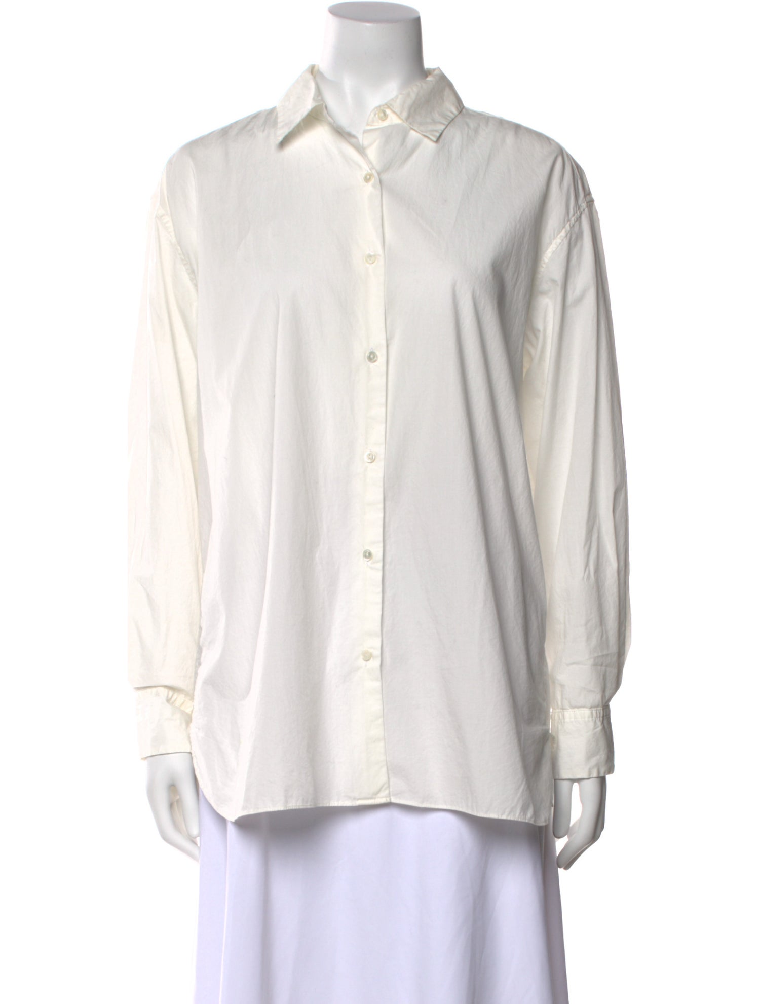 Nili Lotan Long Sleeve Button-Up Top