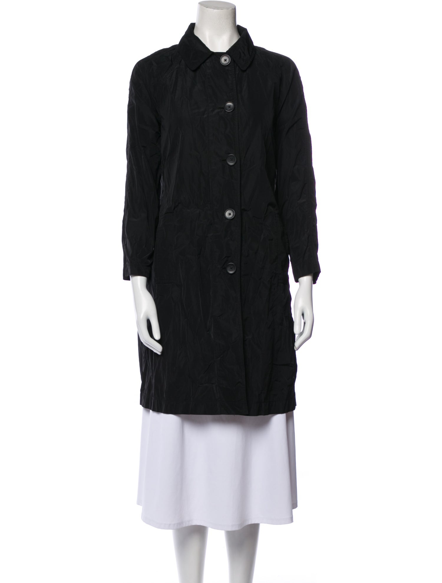 Nili Lotan Nylon Printed Trench Coat