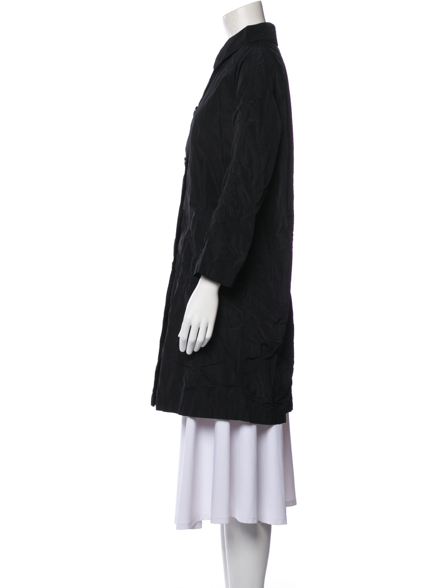 Nili Lotan Nylon Printed Trench Coat