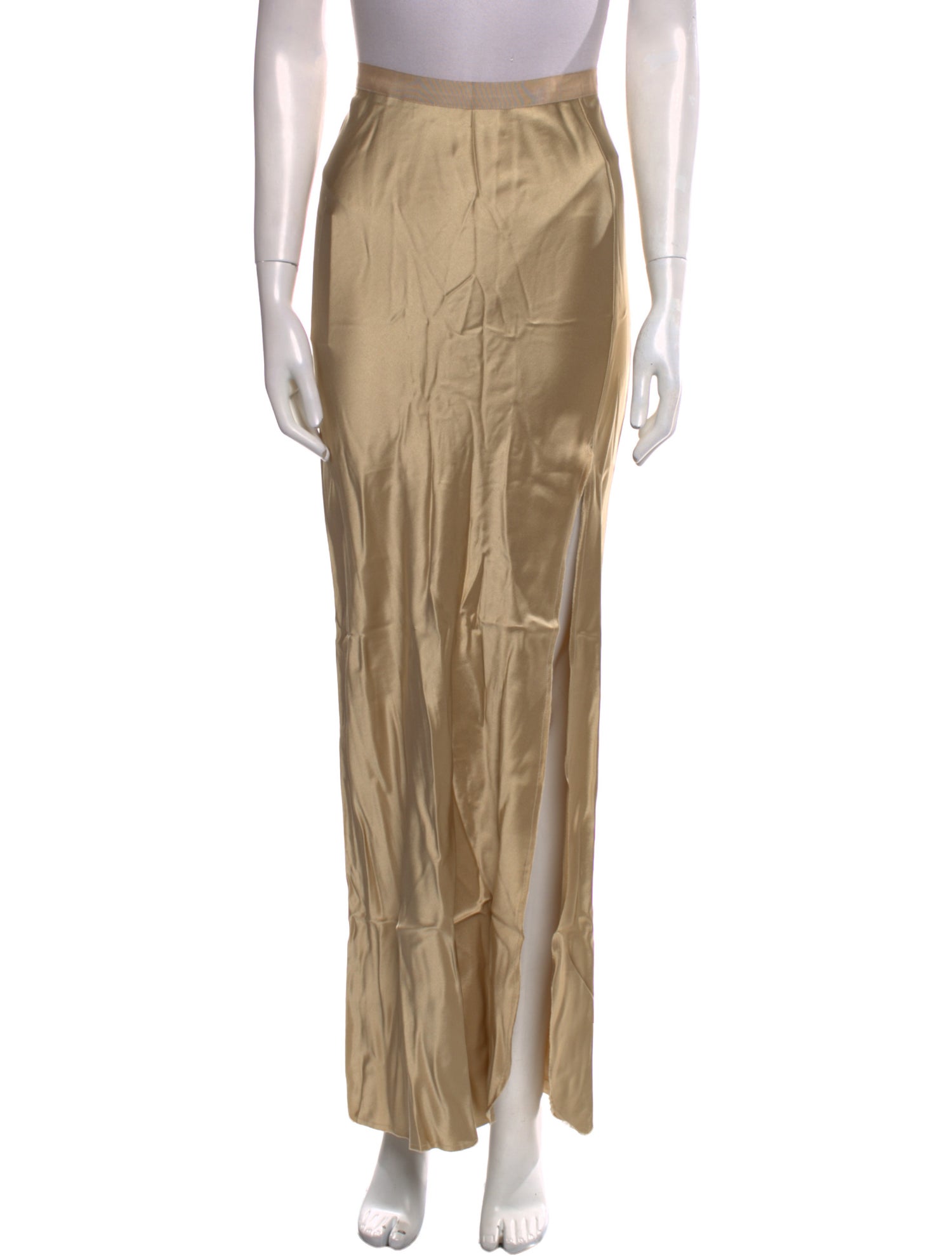 Nili Lotan Satin Long Skirt