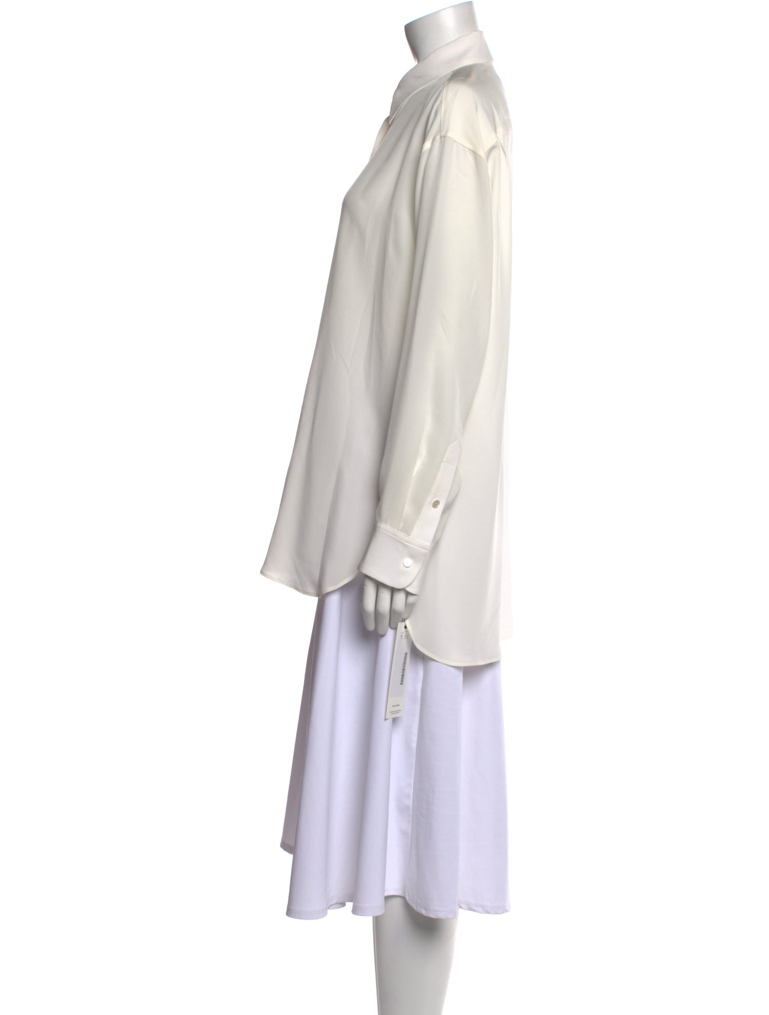 Nili Lotan Long Sleeve Button-Up Top