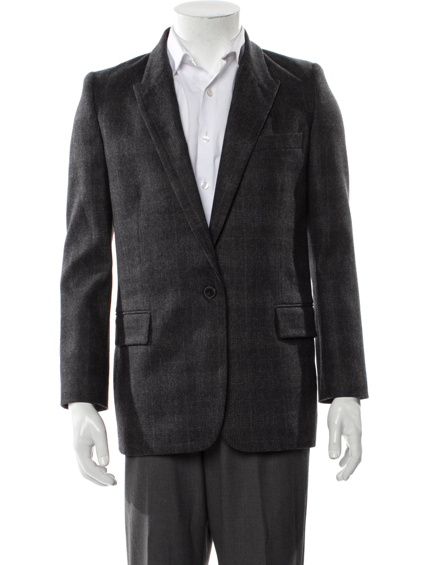 Nili Lotan Plaid Print Blazer