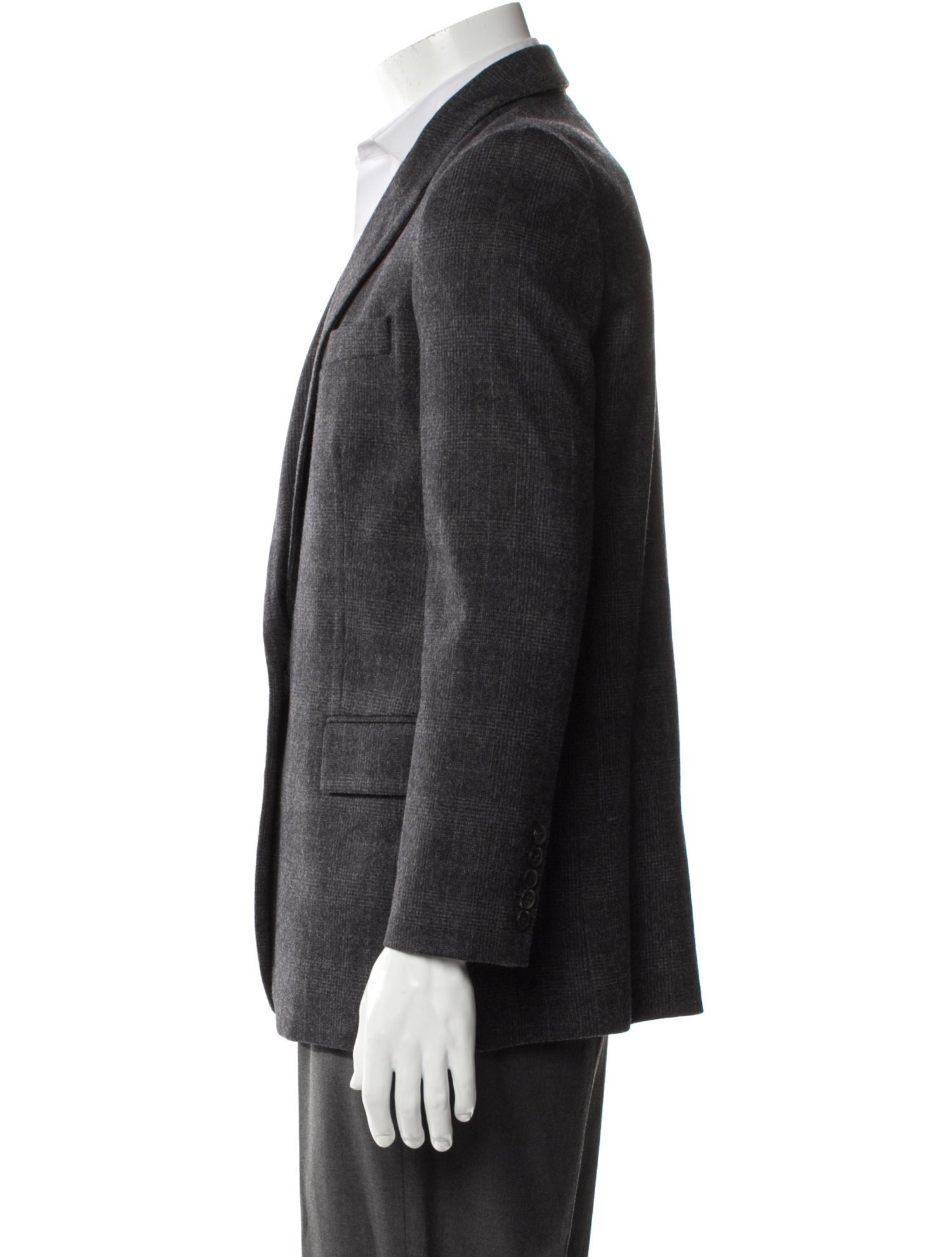 Nili Lotan Plaid Print Blazer