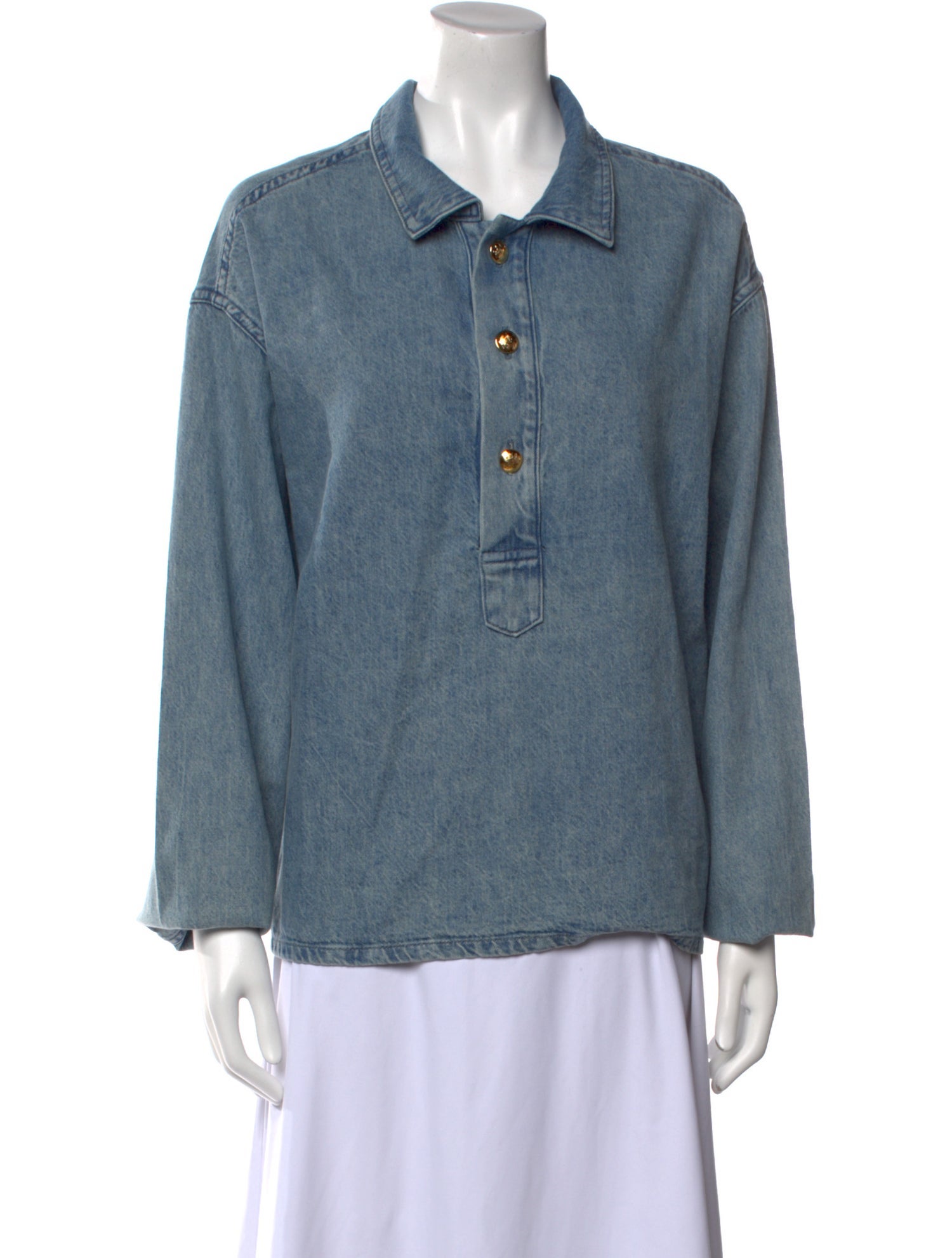 Nili Lotan Long Sleeve Polo