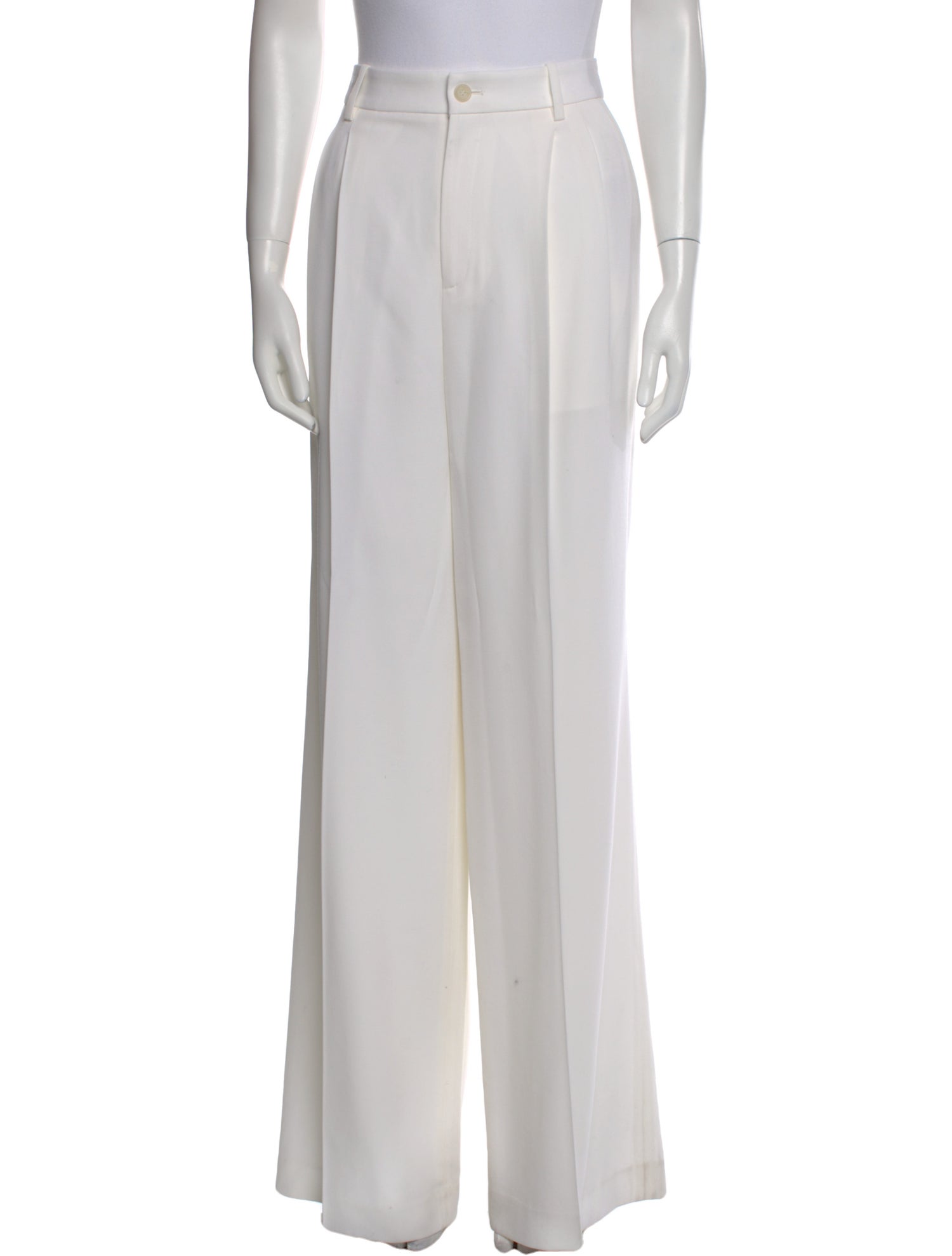 Nili Lotan Virgin Wool Wide Leg Pants