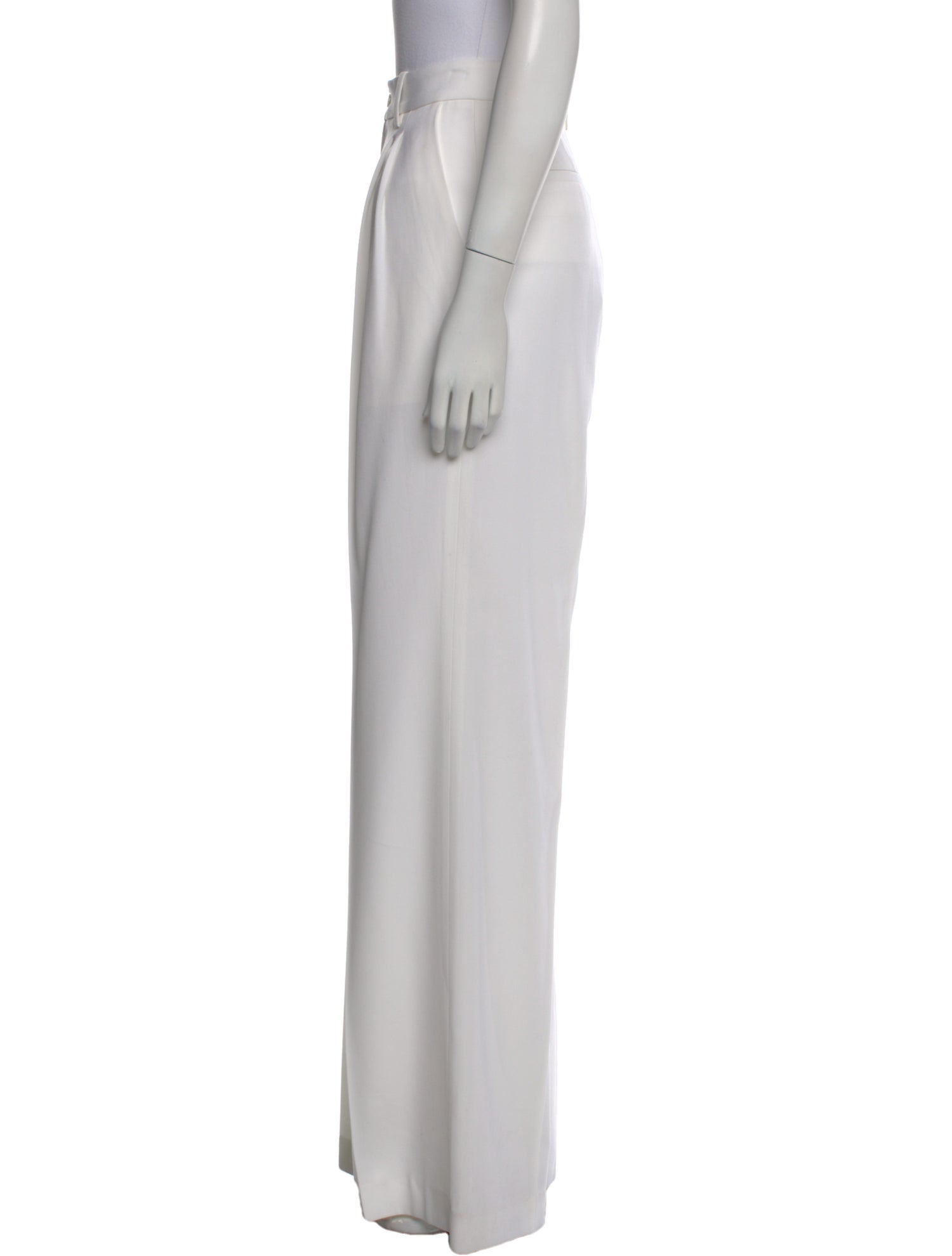 Nili Lotan Virgin Wool Wide Leg Pants