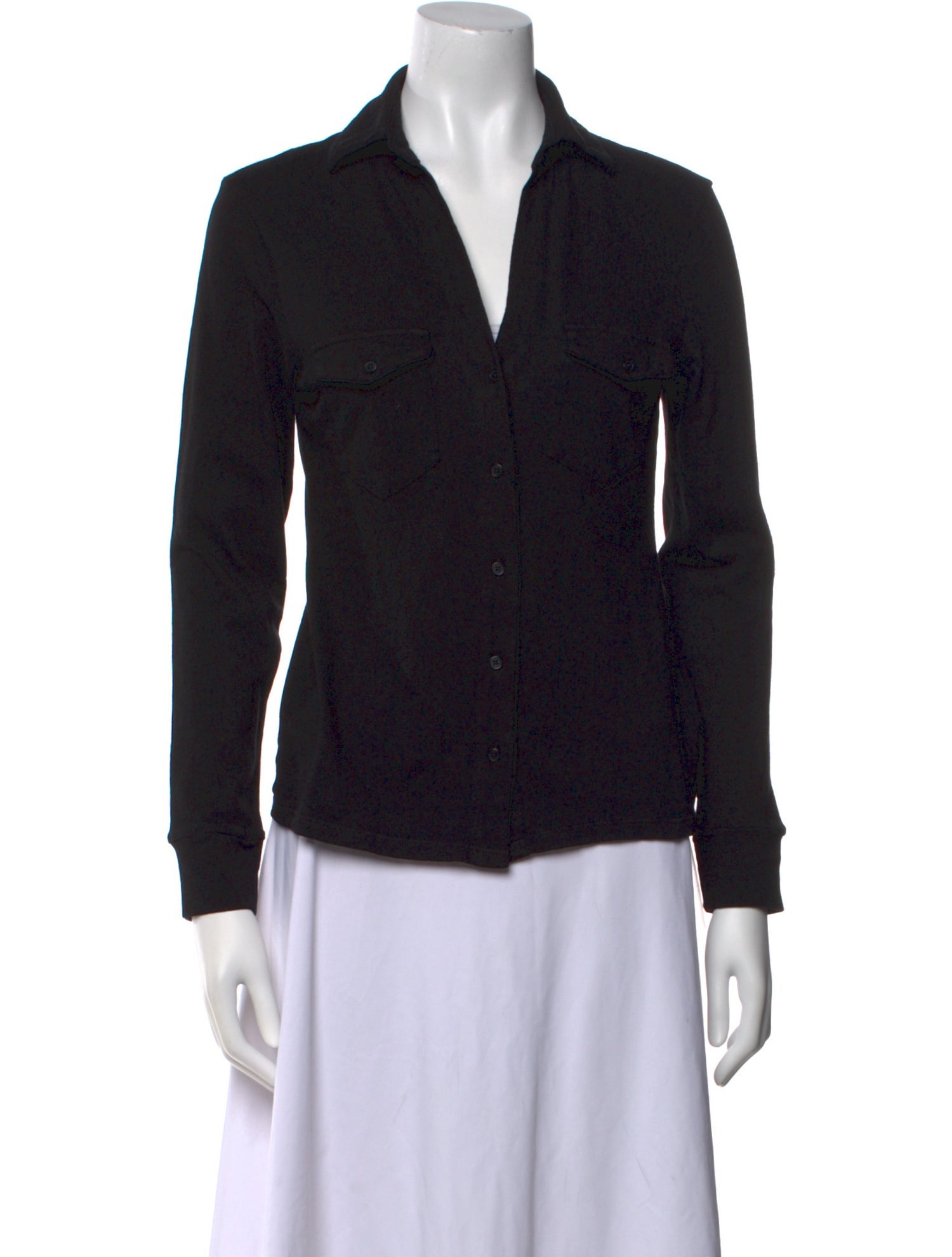 Nili Lotan Long Sleeve Button-Up Top