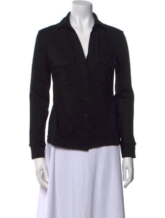 Nili Lotan Long Sleeve Button-Up Top