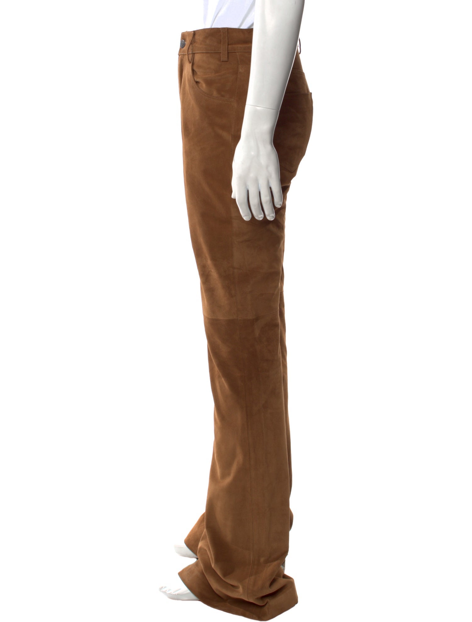 Nili Lotan Lamb Fur Corduroy Pants