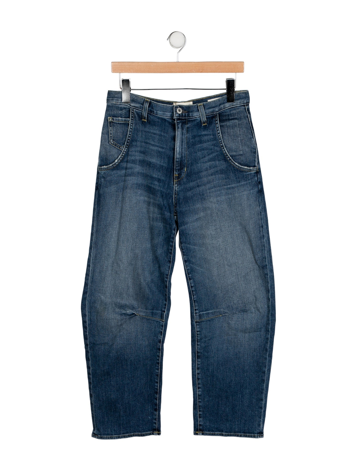 Nili Lotan Mid-Rise Straight Leg Jeans