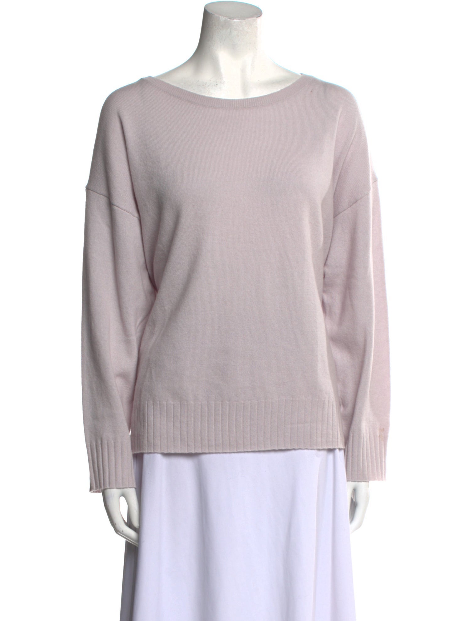 Nili Lotan Cashmere Bateau Neckline Sweatshirt