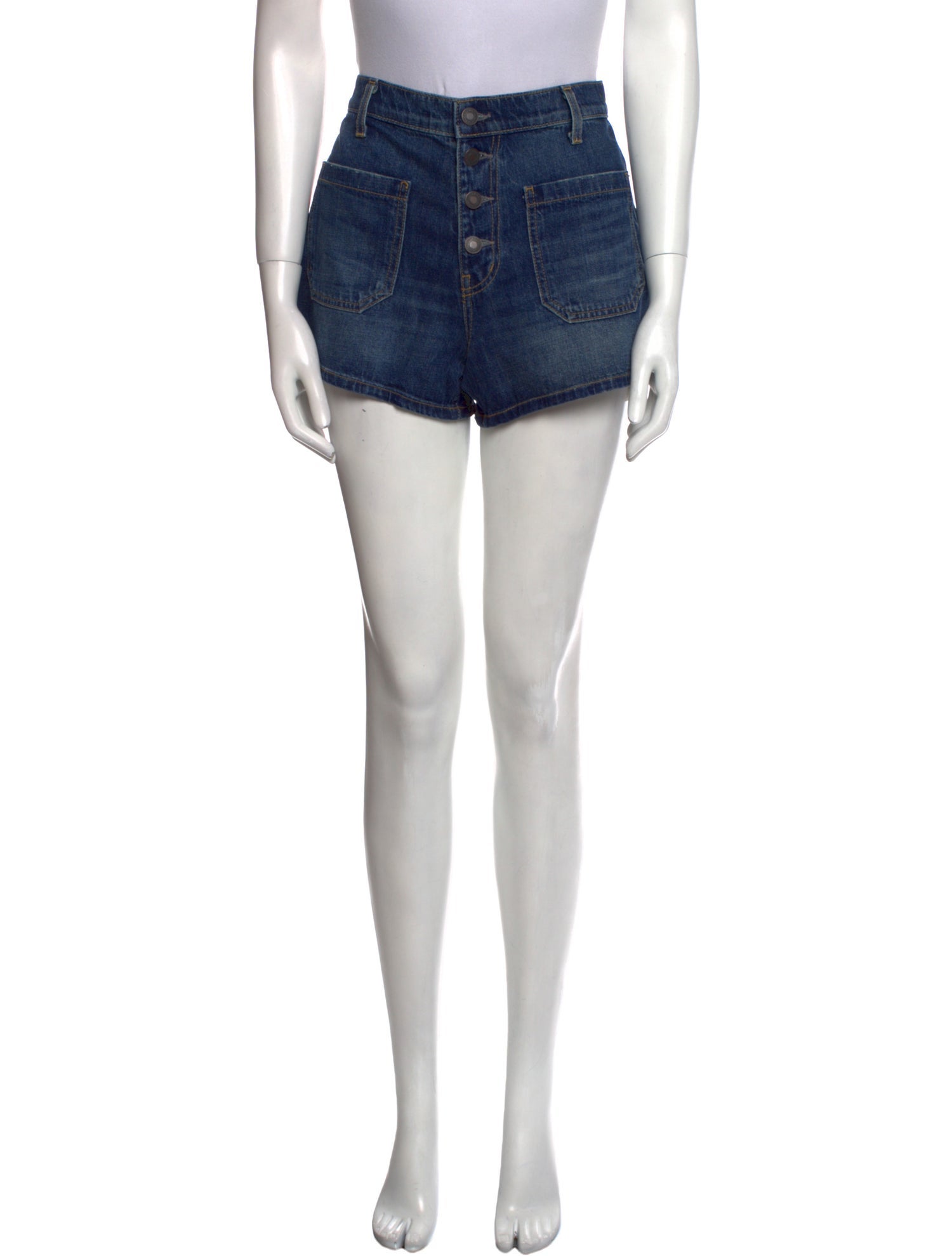 Cecilie Bahnsen Mini Shorts - Blue, 12