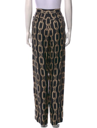 Nili Lotan Silk Wide Leg Pants