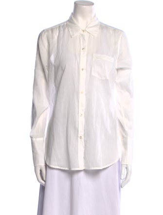 Nili Lotan Long Sleeve Button-Up Top