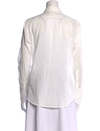 Nili Lotan Long Sleeve Button-Up Top