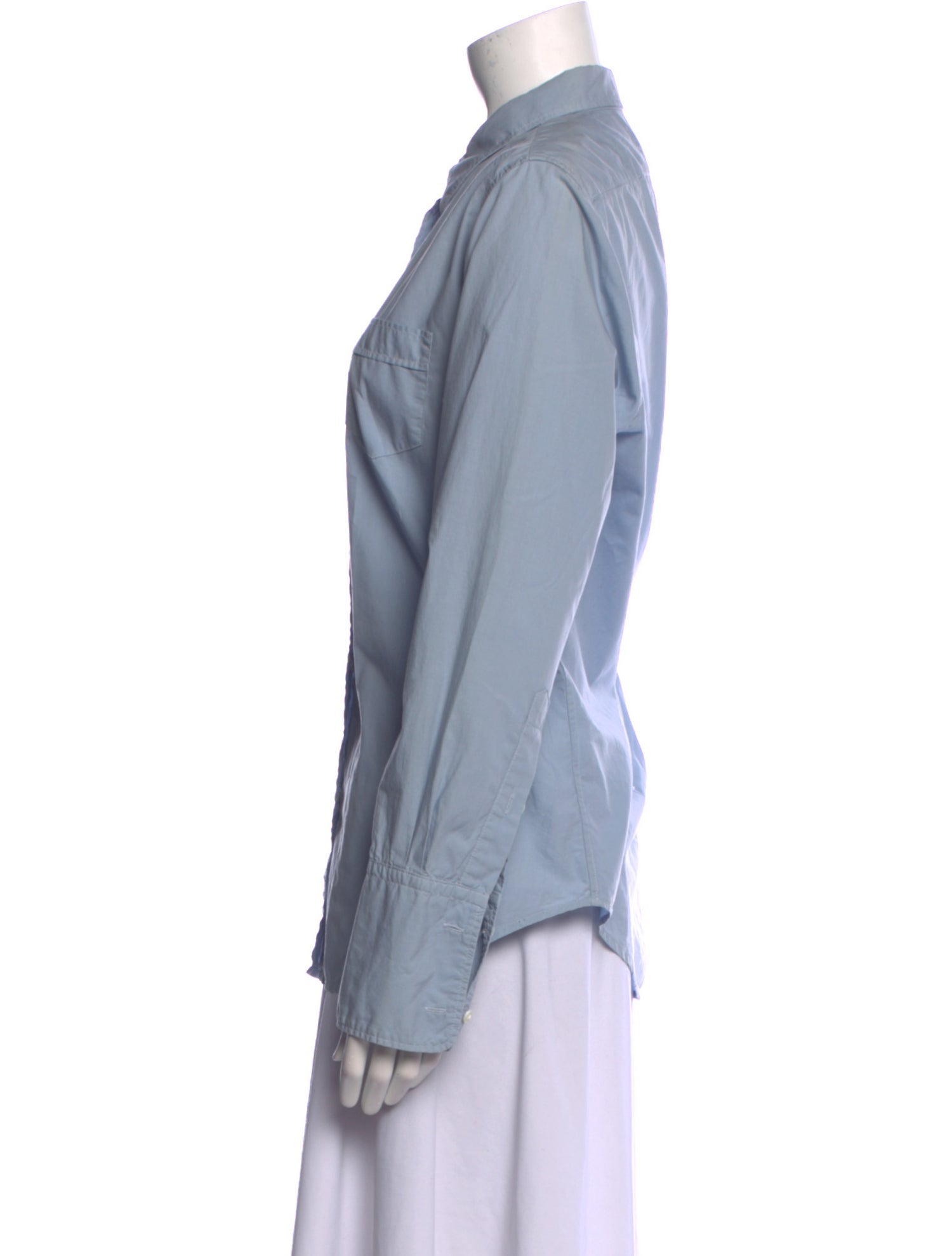 Nili Lotan Long Sleeve Button-Up Top