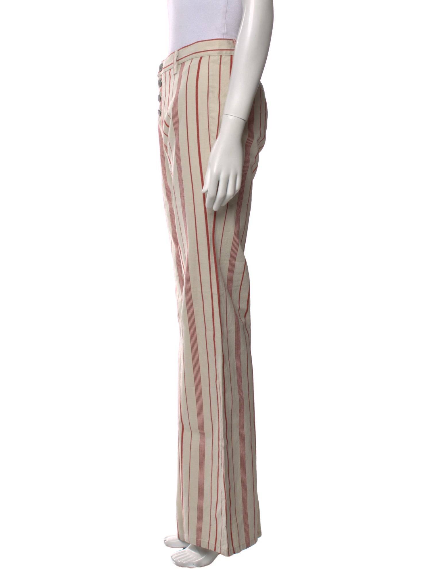 Nili Lotan Striped Wide Leg Pants w/ Tags