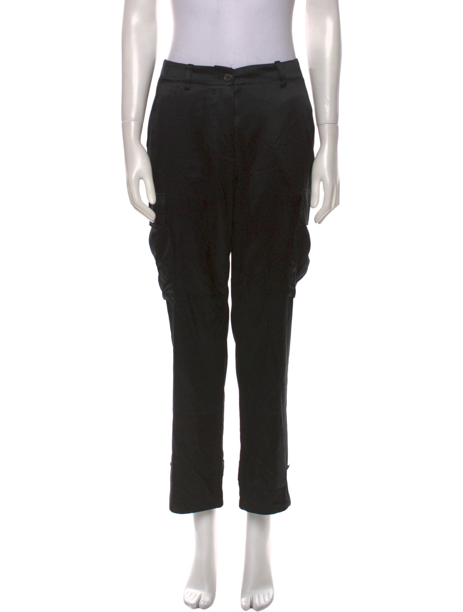 Nili Lotan Silk Straight Leg Pants