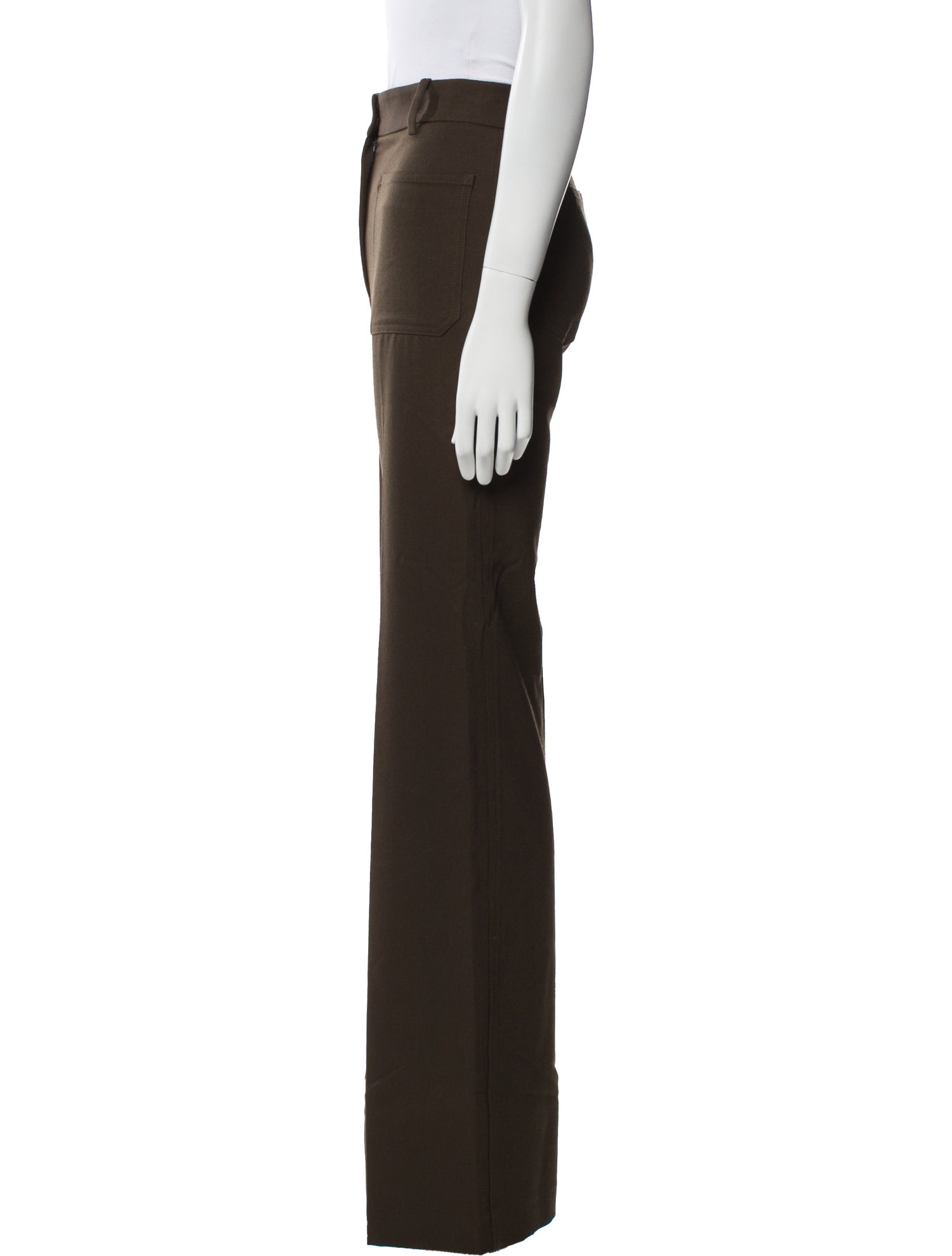 Nili Lotan Virgin Wool Wide Leg Pants