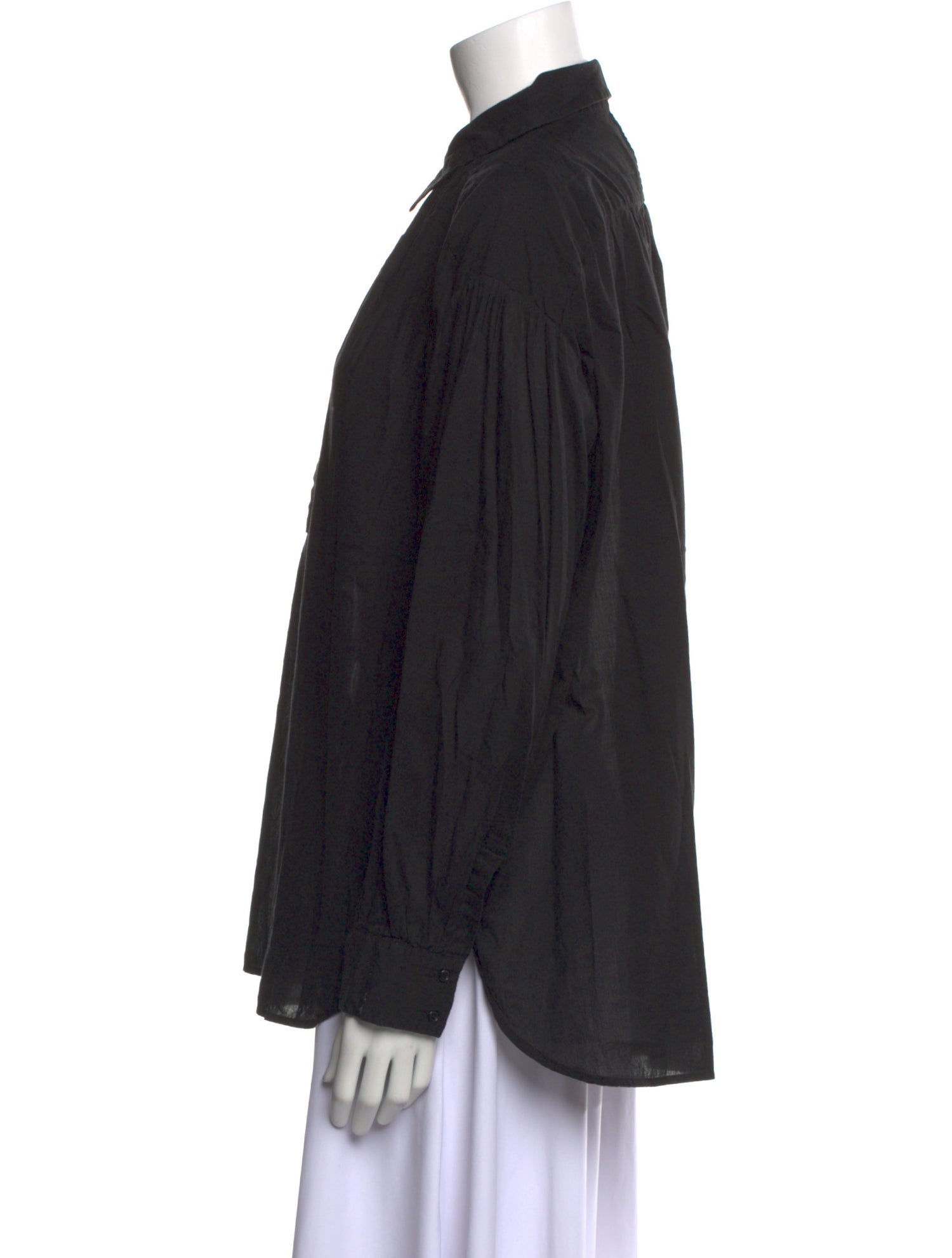 Nili Lotan Long Sleeve Button-Up Top