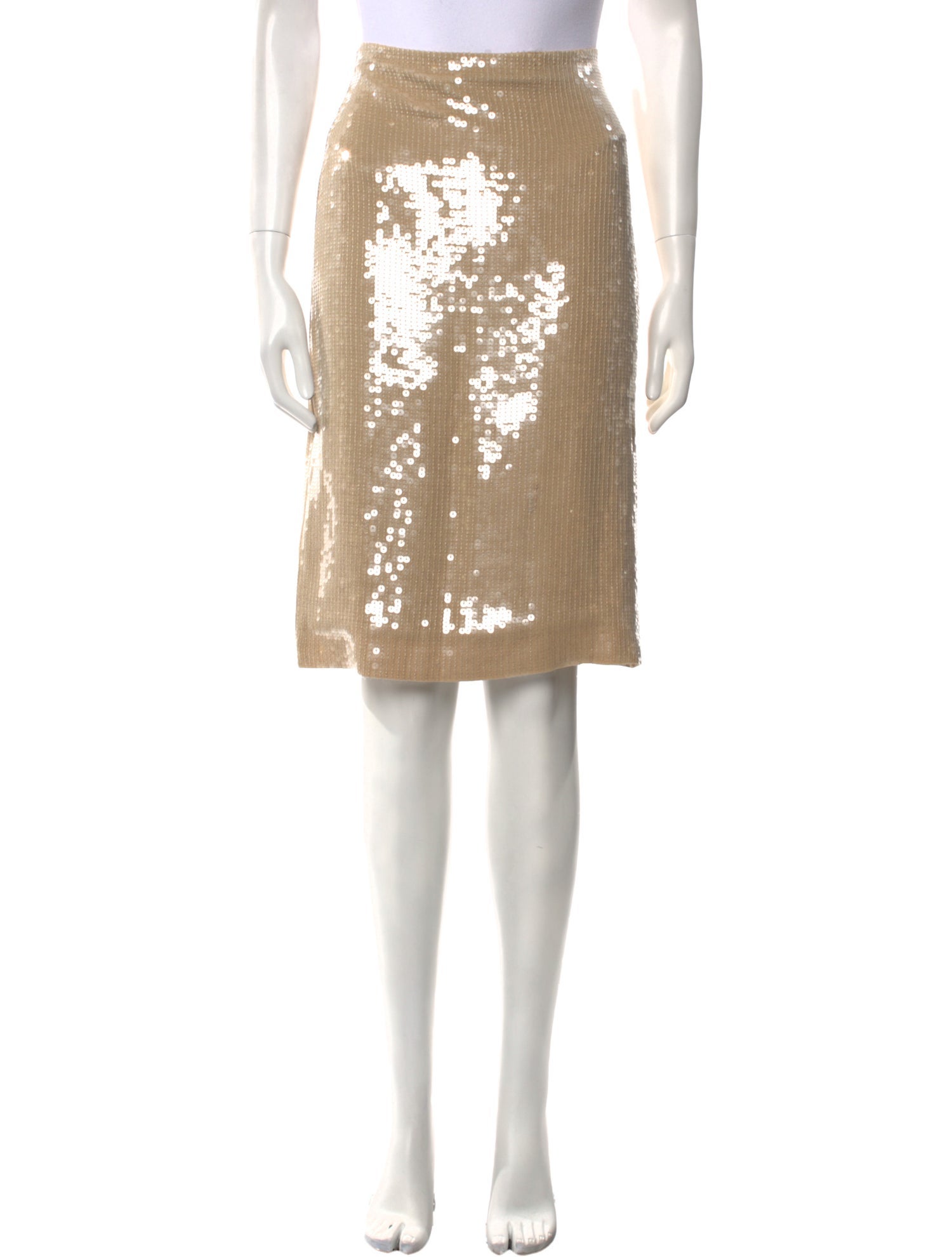 Nili Lotan Sequin Embellishments Knee-Length Skirt