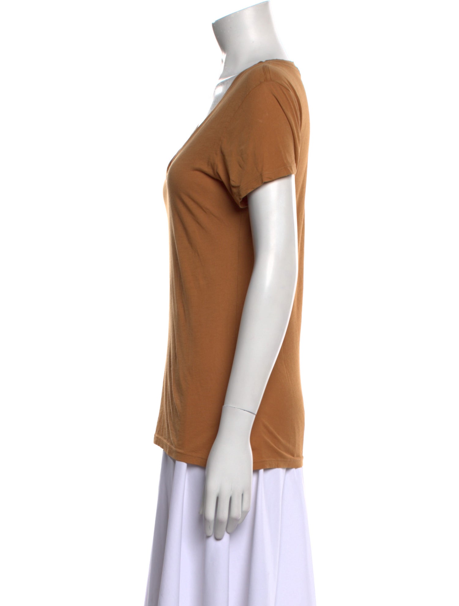 Nili Lotan V-Neck Short Sleeve T-Shirt w/ Tags