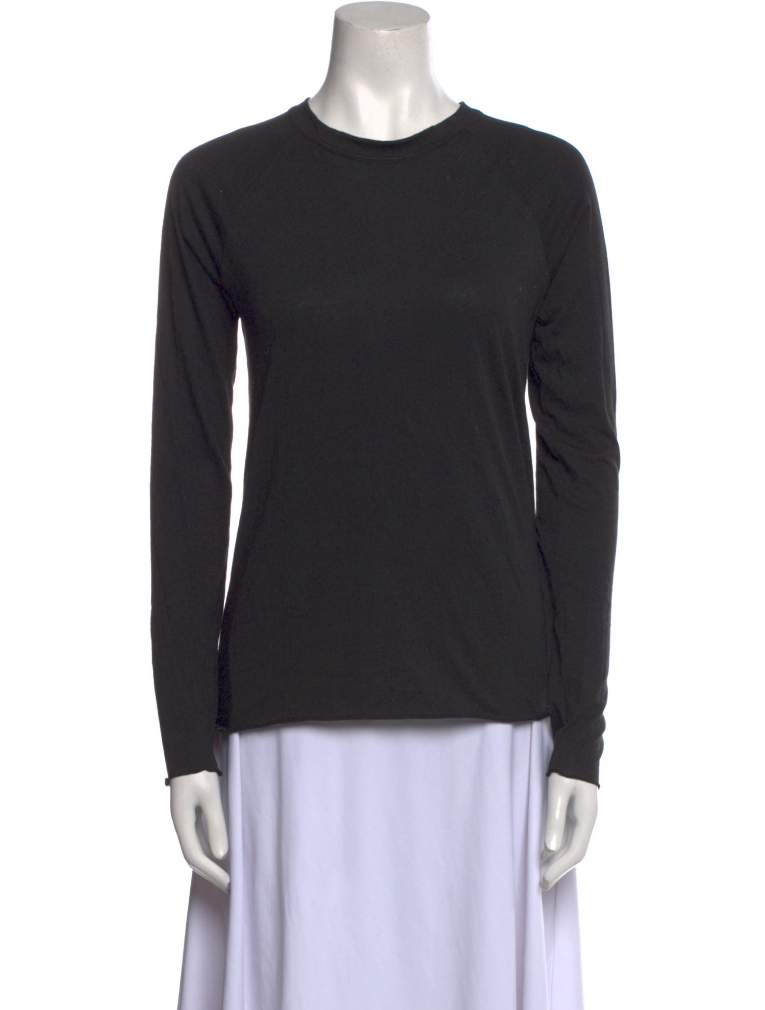 Nili Lotan Crew Neck Long Sleeve T-Shirt