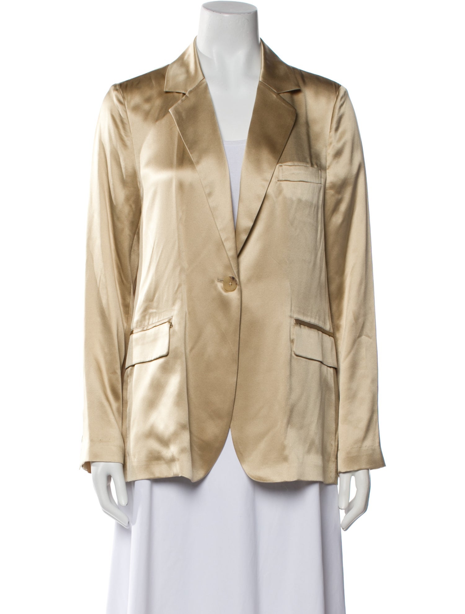 Nili Lotan Silk Blazer