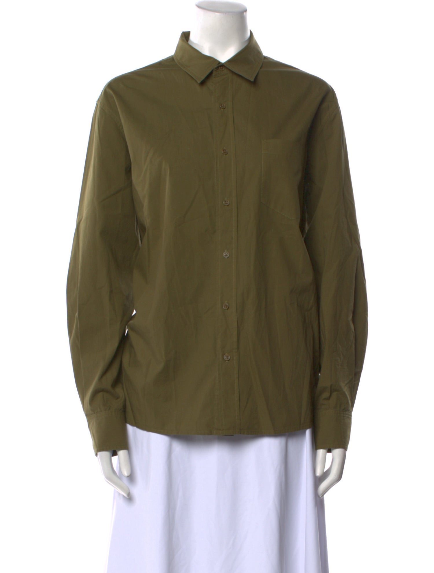 Nili Lotan Long Sleeve Button-Up Top