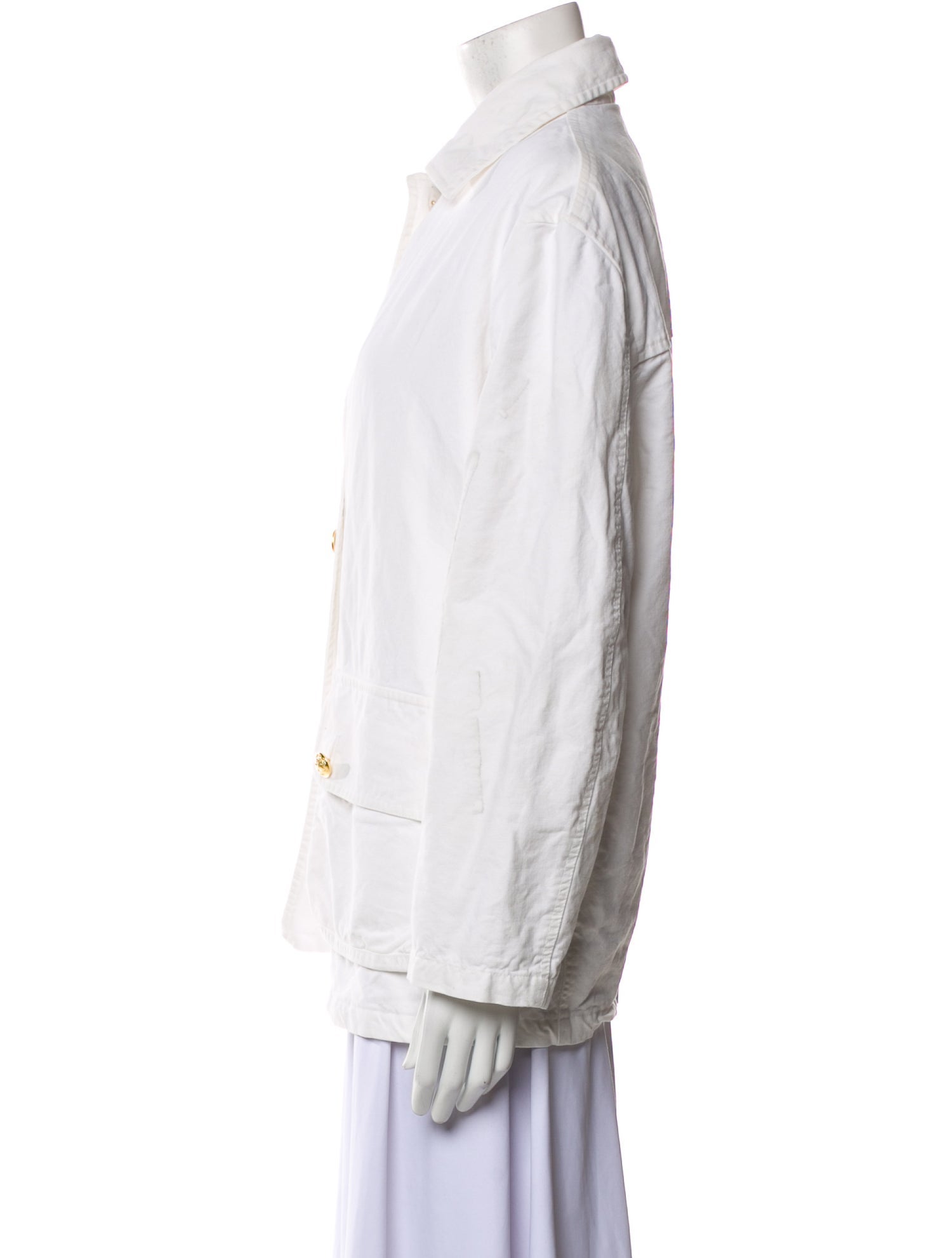 Nili Lotan Connor Boxy Canvas Jacket