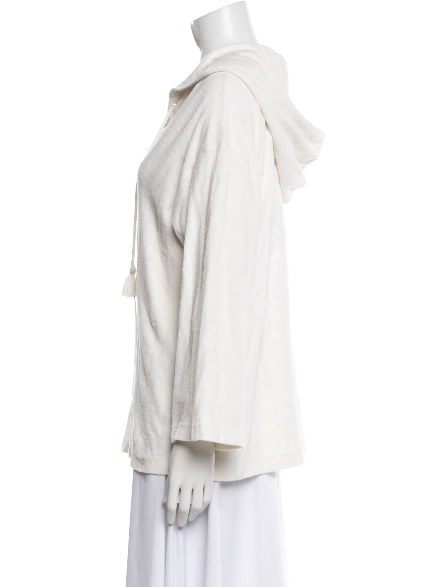 Nili Lotan V-Neck Long Sleeve Sweatshirt