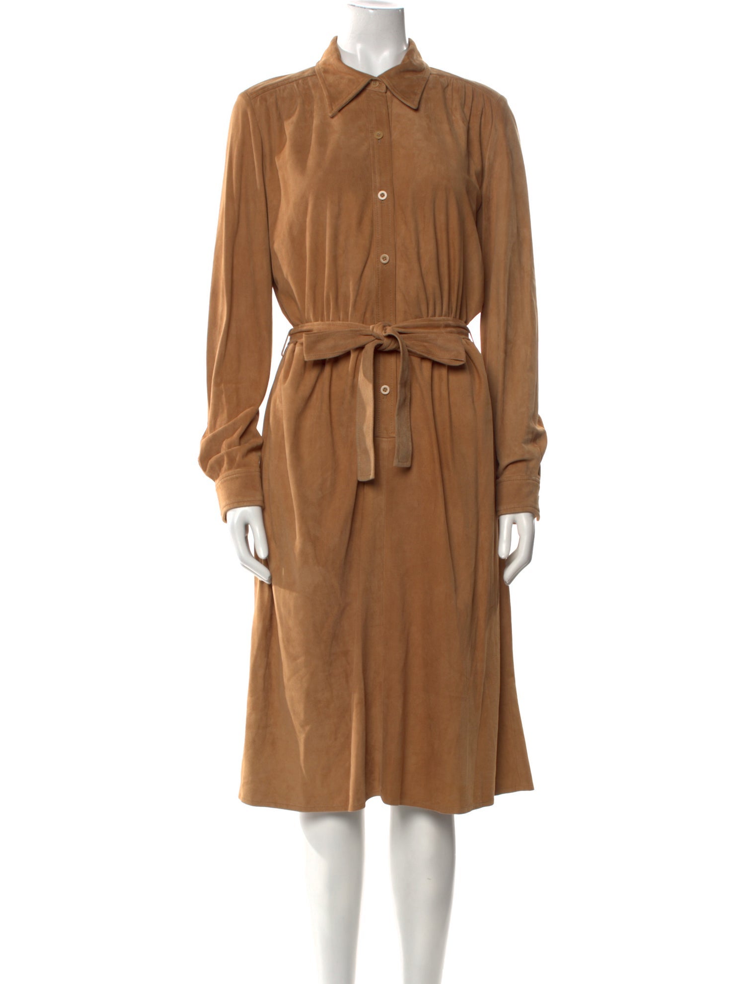 Nili Lotan Calf Leather Midi Length Dress w/ Tags