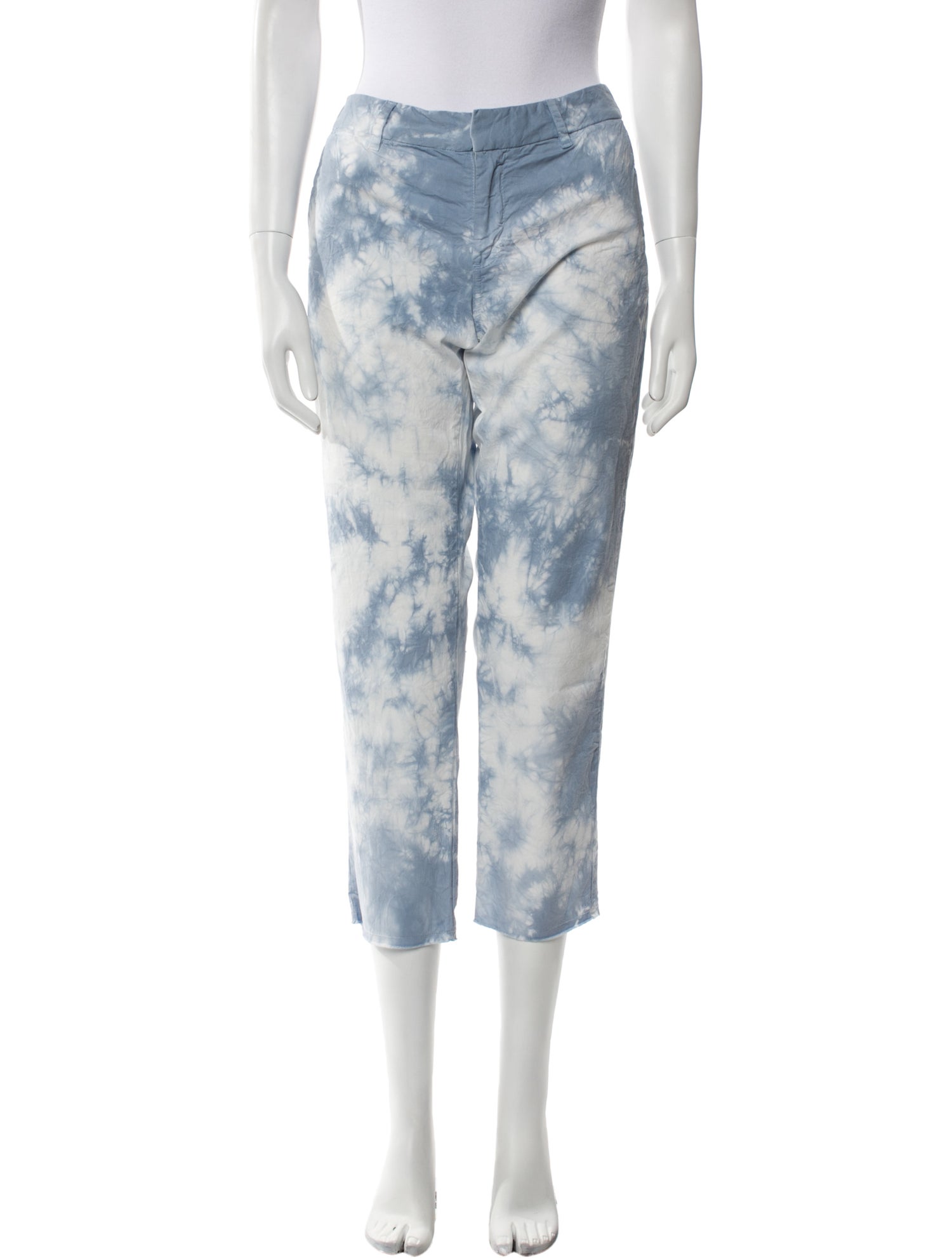 Nili Lotan Tie-Dye Print Straight Leg Pants w/ Tags