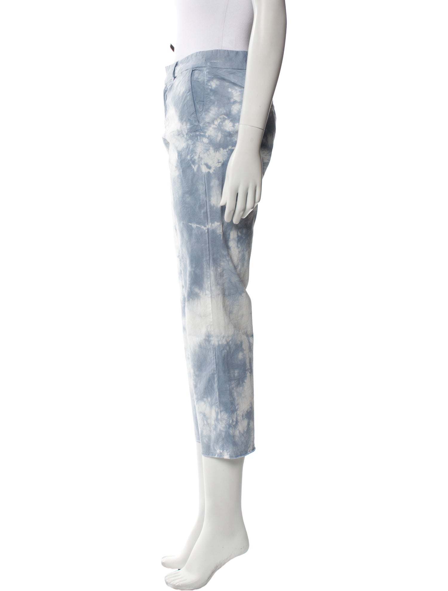 Nili Lotan Tie-Dye Print Straight Leg Pants w/ Tags