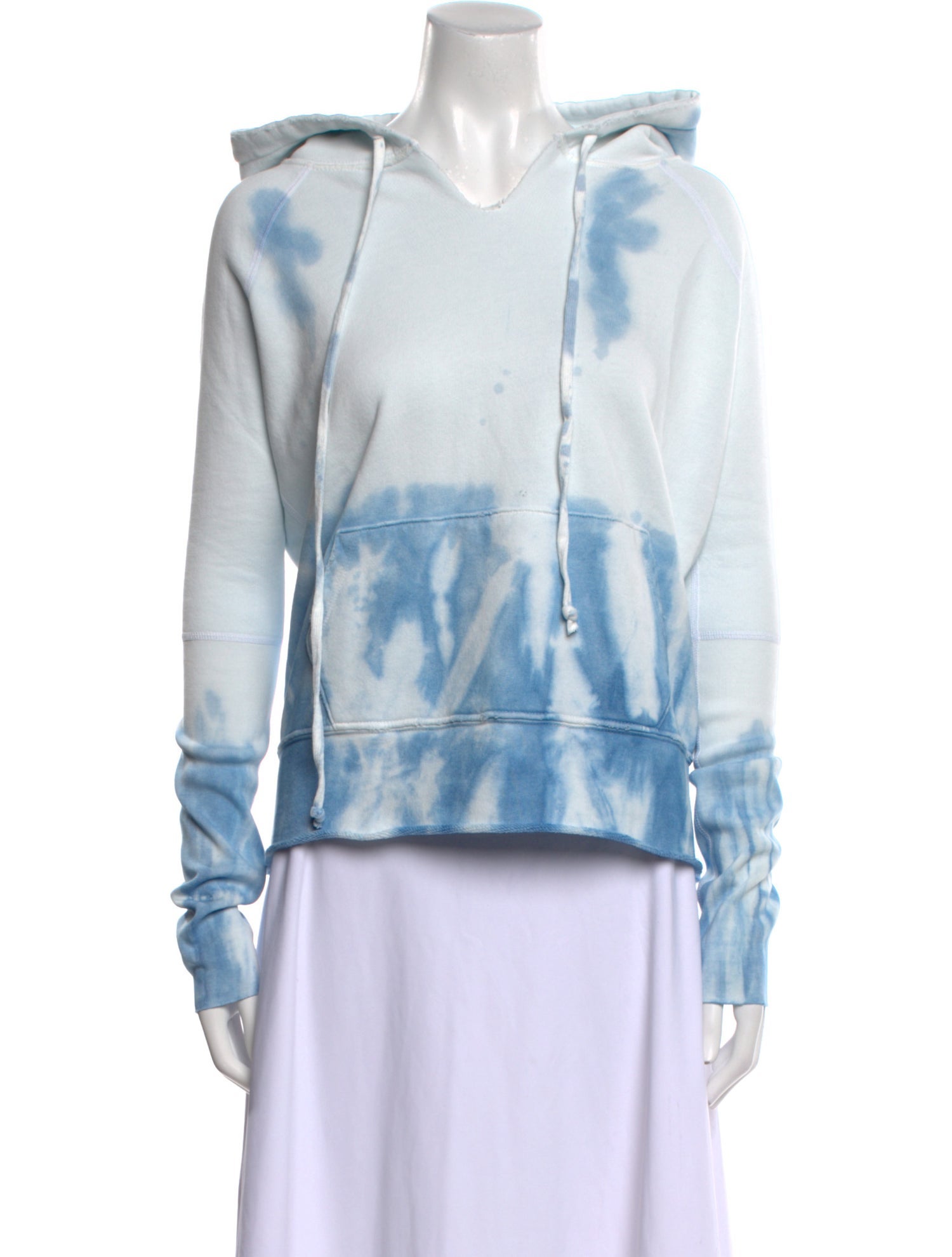 Nili Lotan Tie-Dye Print V-Neck Sweatshirt w/ Tags