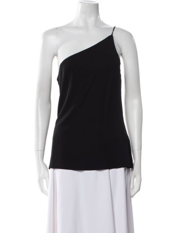 Nili Lotan Tops One-Shoulder Sleeveless Top L
