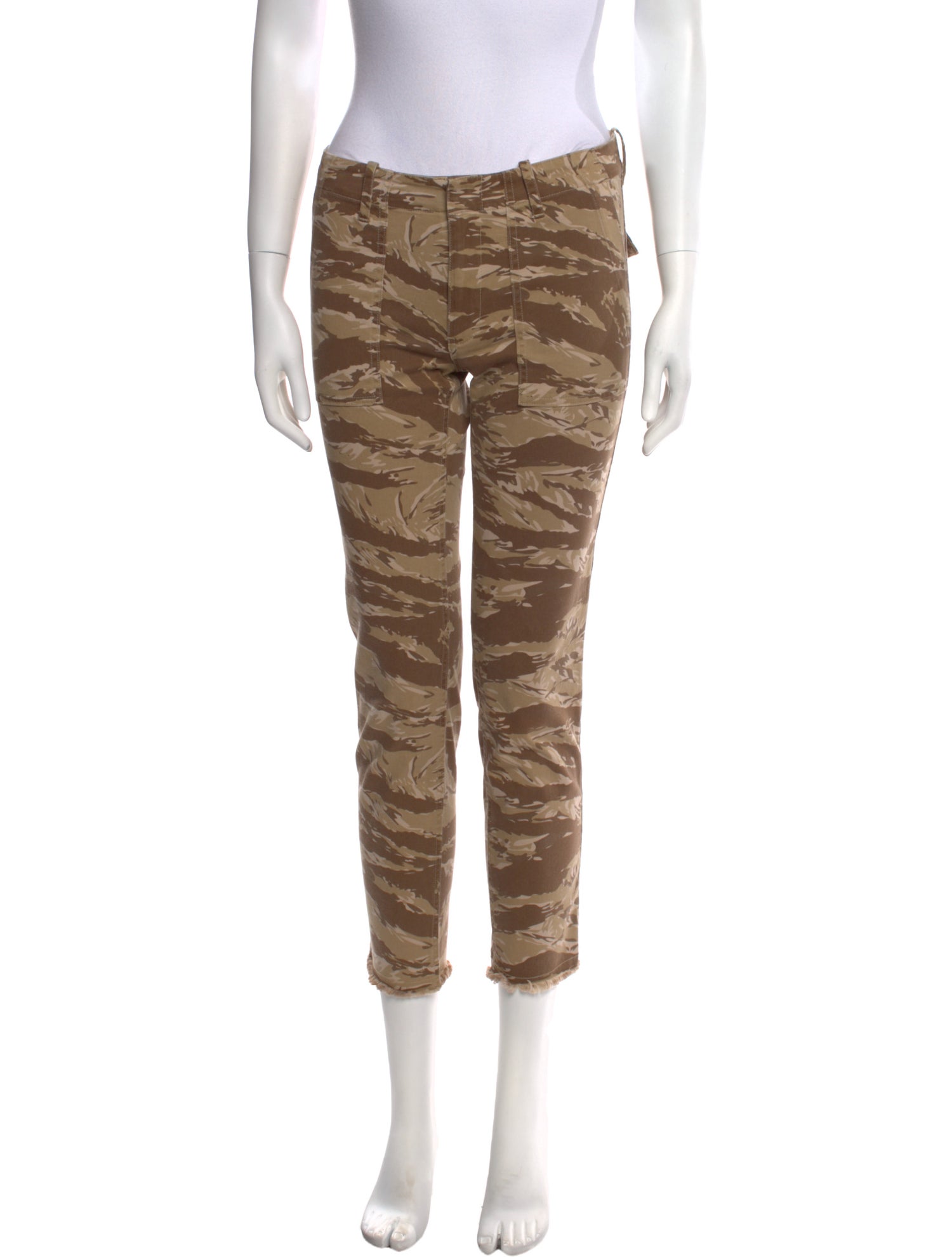 Nili Lotan Camouflage Print Skinny Leg Pants w/ Tags
