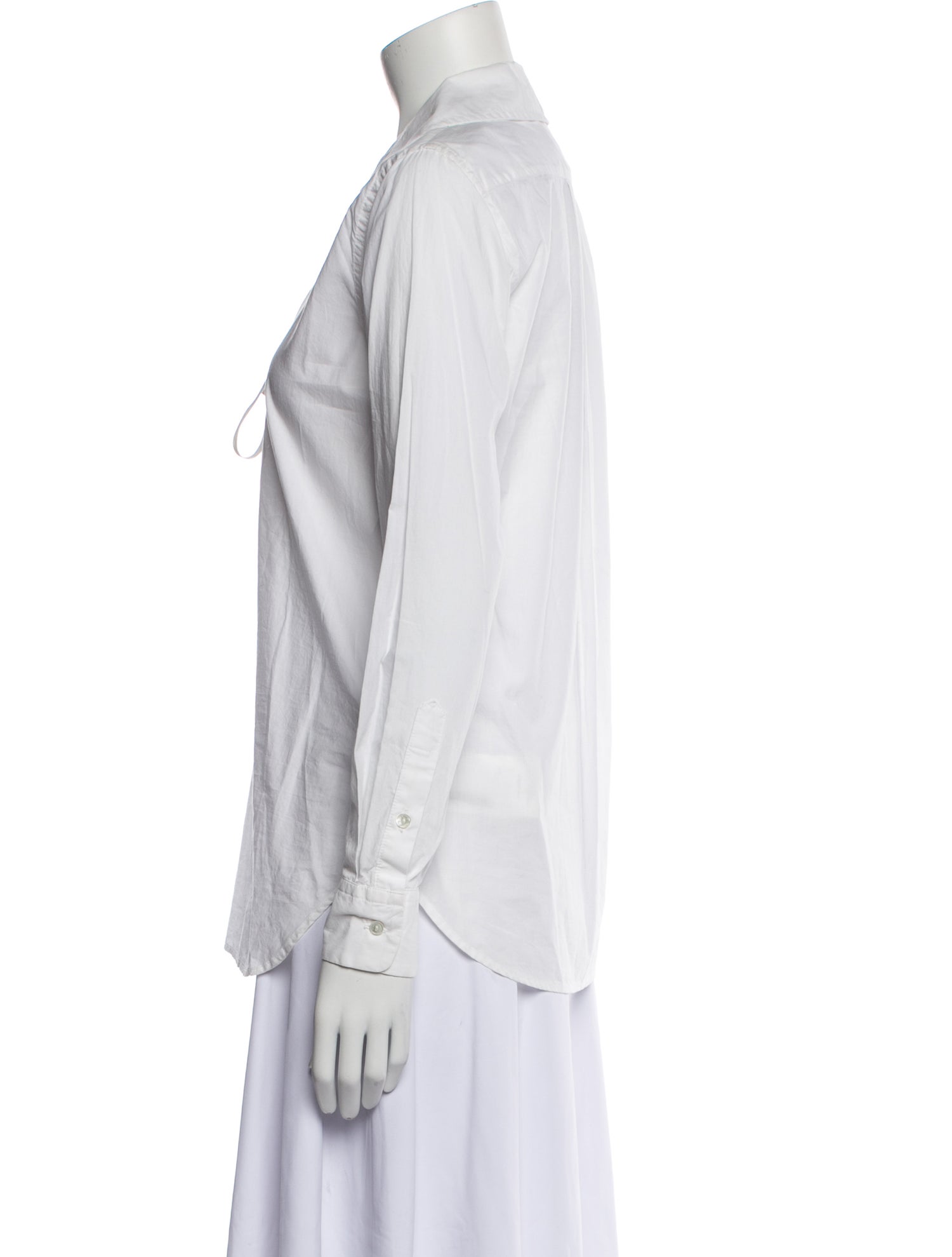 Nili Lotan V-Neck Long Sleeve Tunic