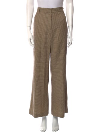 Nili Lotan Virgin Wool Wide Leg Pants